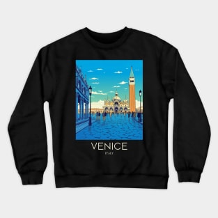 A Pop Art Travel Print of Venice - Italy Crewneck Sweatshirt